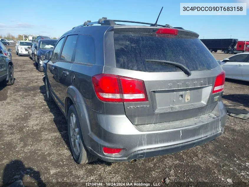 2013 Dodge Journey Sxt/Crew VIN: 3C4PDCCG9DT683158 Lot: 12134148