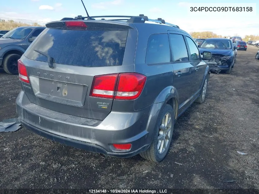 2013 Dodge Journey Sxt/Crew VIN: 3C4PDCCG9DT683158 Lot: 12134148