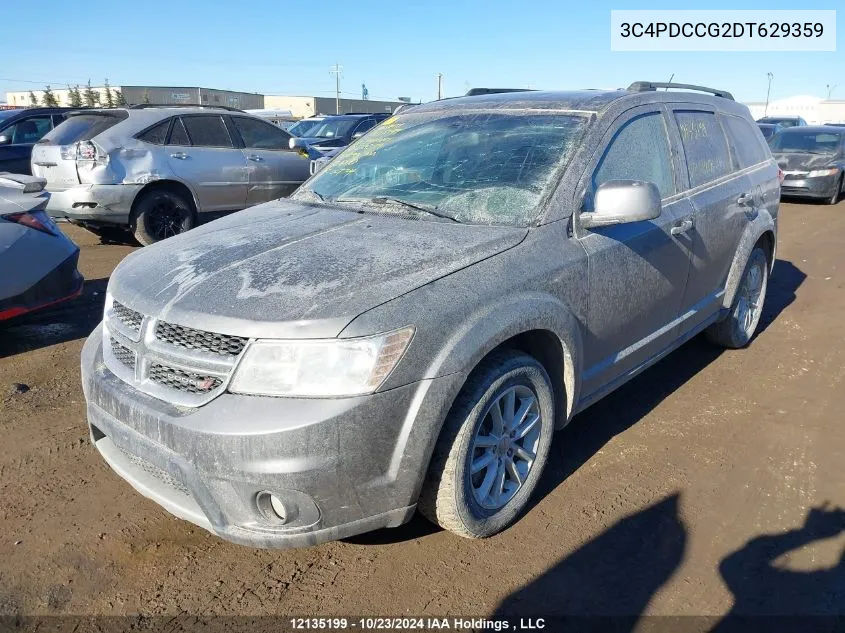 2013 Dodge Journey Sxt VIN: 3C4PDCCG2DT629359 Lot: 12135199