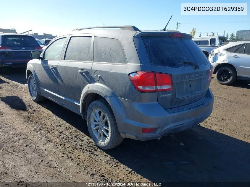 3C4PDCCG2DT629359 2013 Dodge Journey Sxt