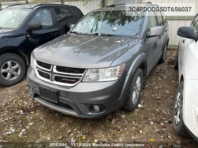 2013 Dodge Journey Sxt VIN: 3C4PDCCG5DT656037 Lot: 20183844