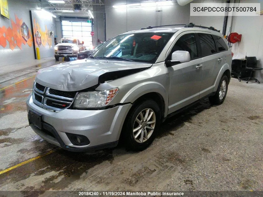 2013 Dodge Journey Sxt VIN: 3C4PDCCG8DT500784 Lot: 20184240