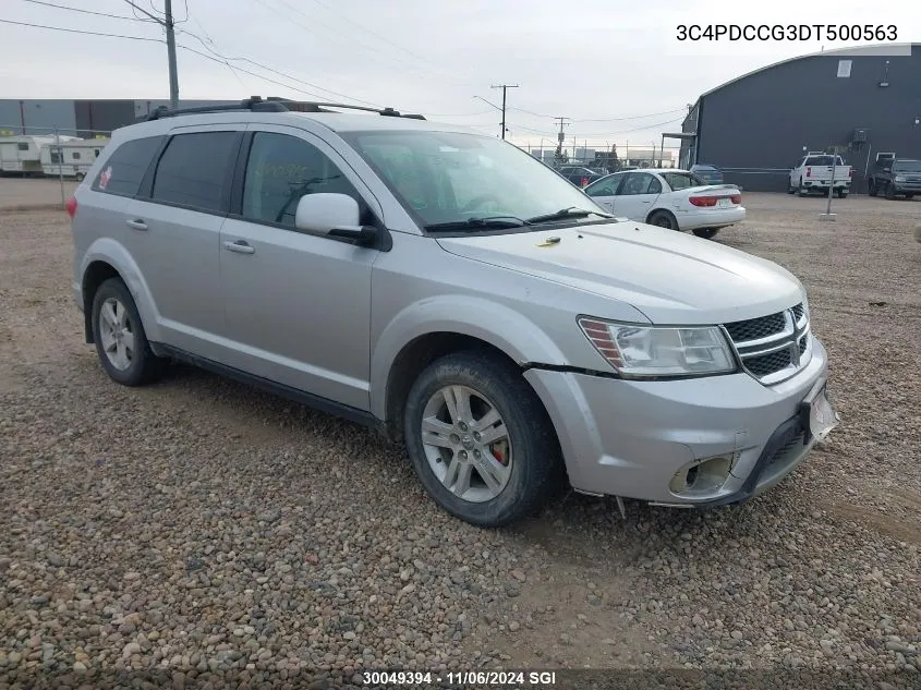 2013 Dodge Journey Sxt VIN: 3C4PDCCG3DT500563 Lot: 30049394