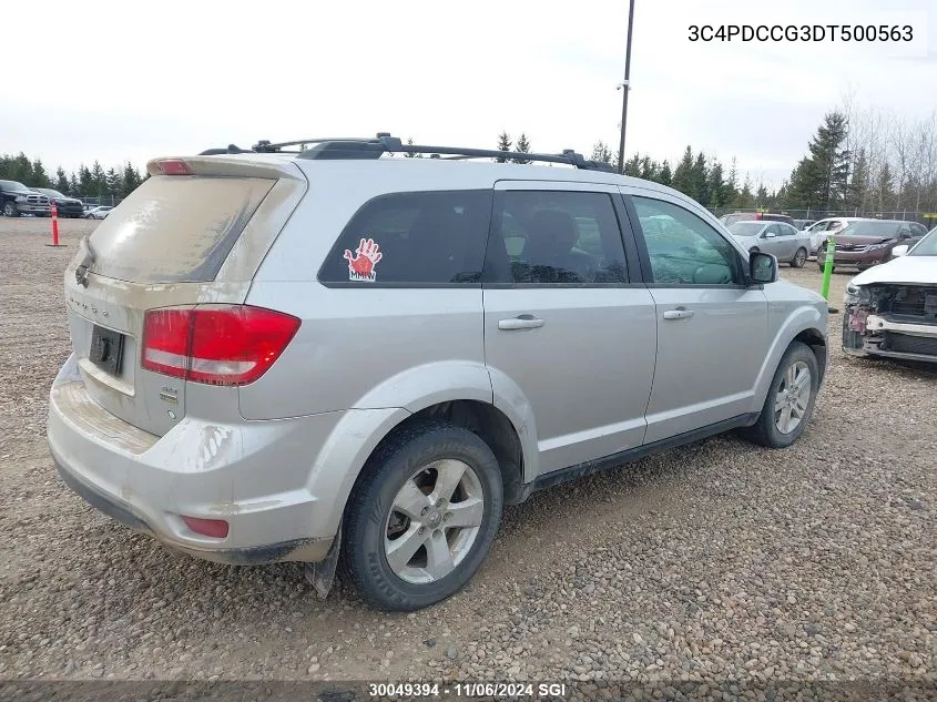 2013 Dodge Journey Sxt VIN: 3C4PDCCG3DT500563 Lot: 30049394