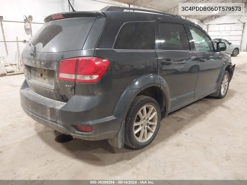 2013 Dodge Journey Sxt VIN: 3C4PDDBG6DT579573 Lot: 39399294