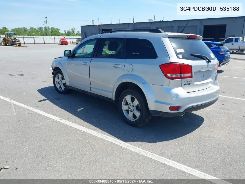 2013 Dodge Journey Sxt VIN: 3C4PDCBG0DT535188 Lot: 39408870