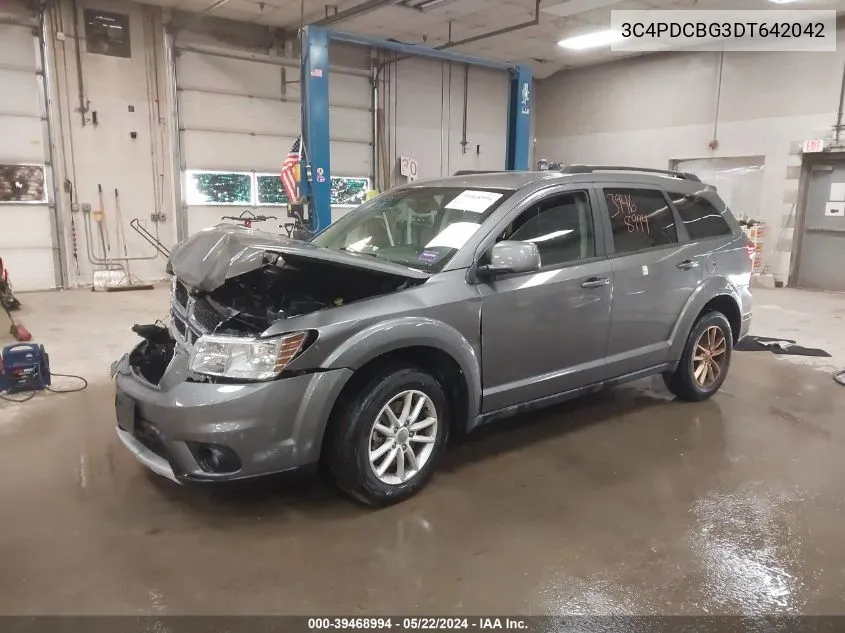 2013 Dodge Journey Sxt VIN: 3C4PDCBG3DT642042 Lot: 39468994