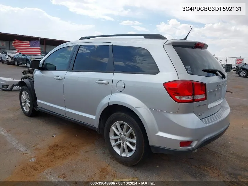 2013 Dodge Journey Sxt VIN: 3C4PDCBG3DT592131 Lot: 39649906