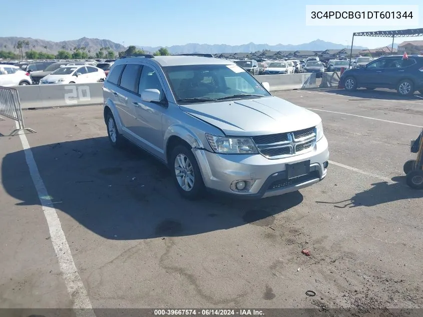 2013 Dodge Journey Sxt VIN: 3C4PDCBG1DT601344 Lot: 39667574