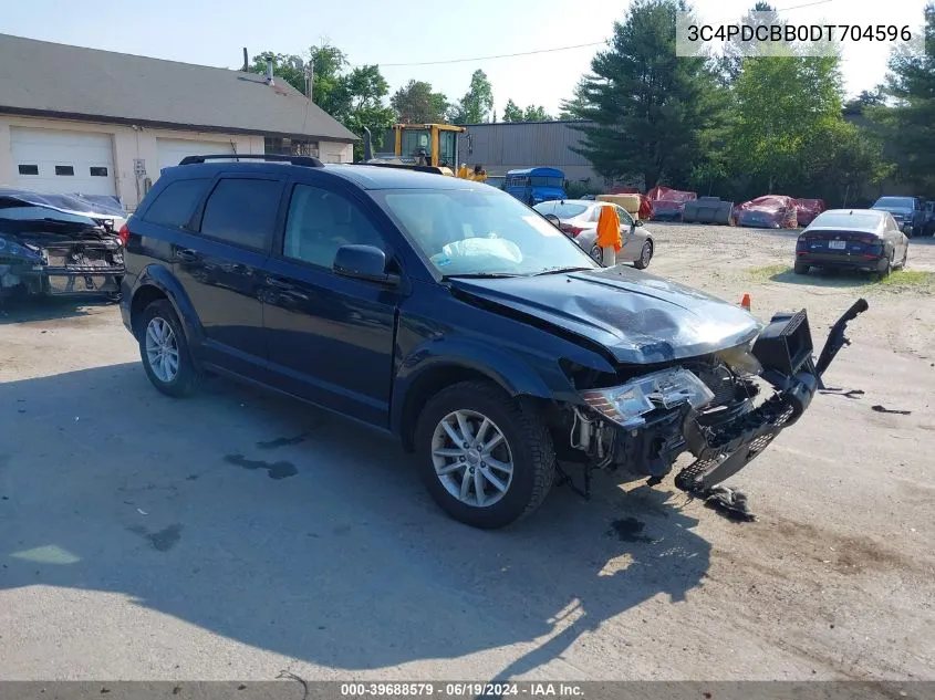 2013 Dodge Journey Sxt VIN: 3C4PDCBB0DT704596 Lot: 39688579