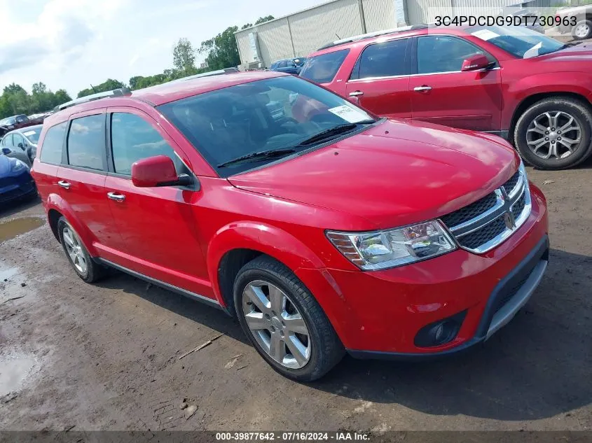 2013 Dodge Journey Crew VIN: 3C4PDCDG9DT730963 Lot: 39877642