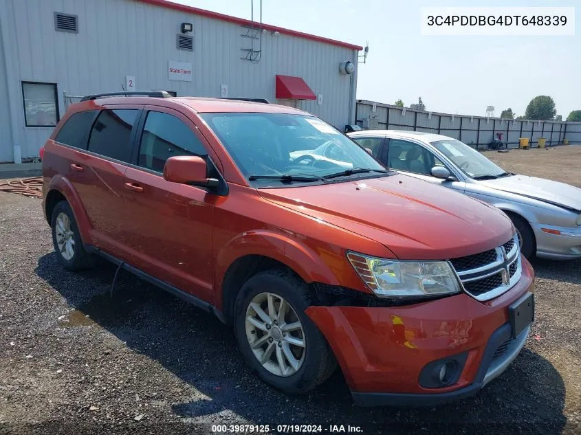 2013 Dodge Journey Sxt VIN: 3C4PDDBG4DT648339 Lot: 39879125