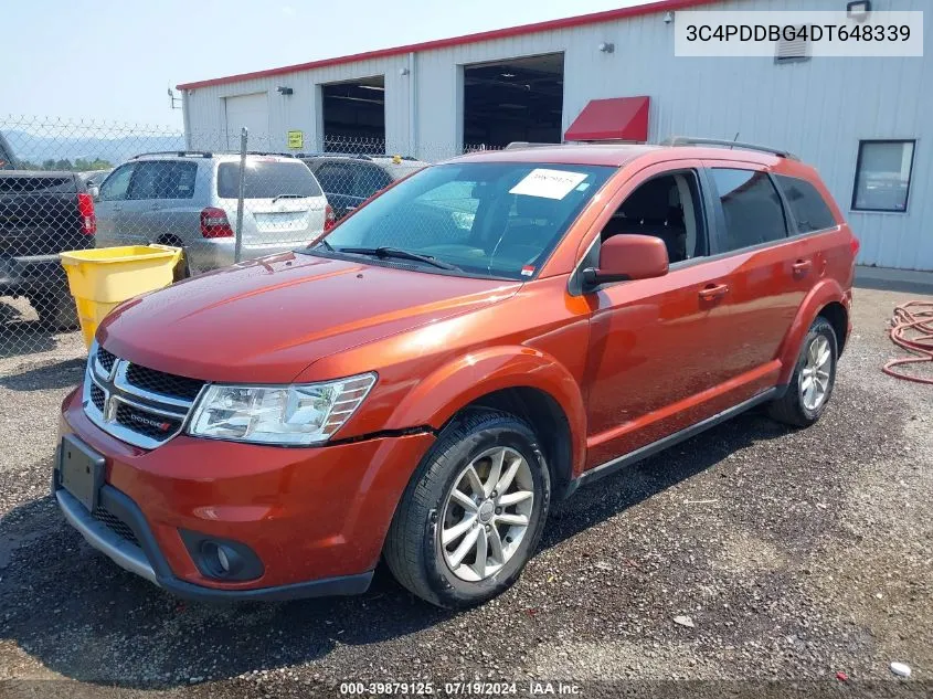 2013 Dodge Journey Sxt VIN: 3C4PDDBG4DT648339 Lot: 39879125