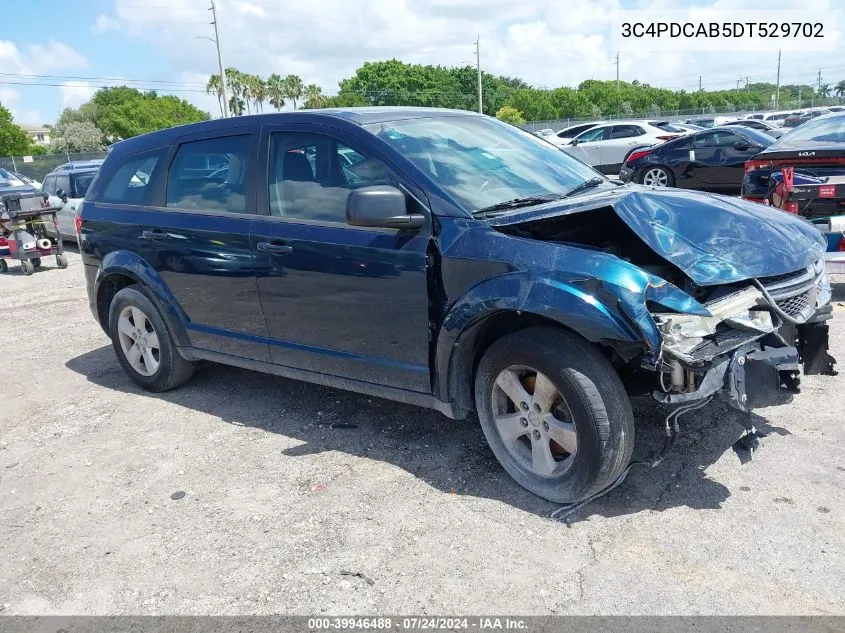 2013 Dodge Journey American Value Pkg VIN: 3C4PDCAB5DT529702 Lot: 39946488