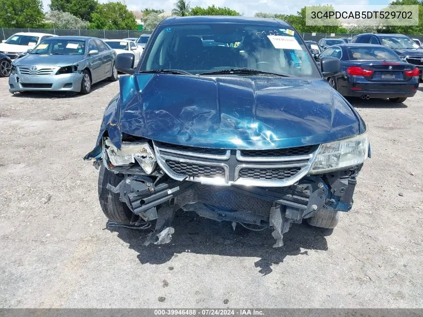 2013 Dodge Journey American Value Pkg VIN: 3C4PDCAB5DT529702 Lot: 39946488