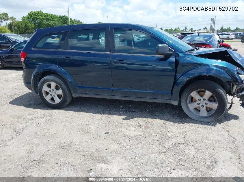 2013 Dodge Journey American Value Pkg VIN: 3C4PDCAB5DT529702 Lot: 39946488