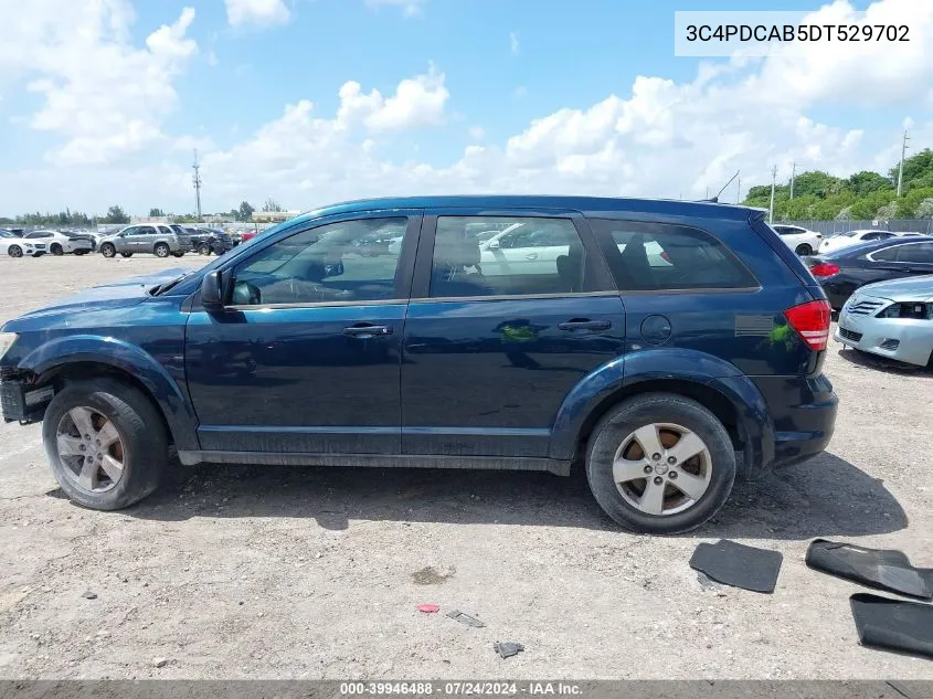 2013 Dodge Journey American Value Pkg VIN: 3C4PDCAB5DT529702 Lot: 39946488