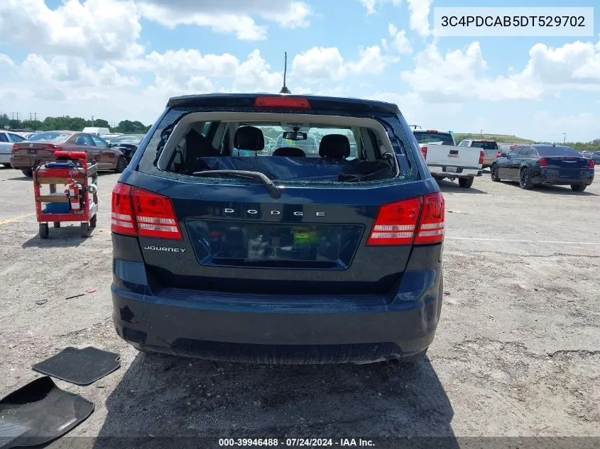 2013 Dodge Journey American Value Pkg VIN: 3C4PDCAB5DT529702 Lot: 39946488