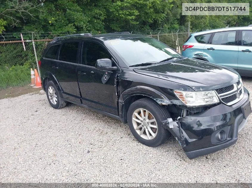 2013 Dodge Journey Sxt VIN: 3C4PDCBB7DT517744 Lot: 40003524