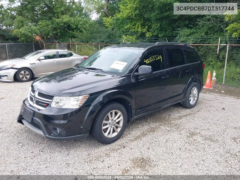 2013 Dodge Journey Sxt VIN: 3C4PDCBB7DT517744 Lot: 40003524