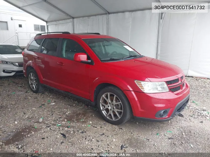 2013 Dodge Journey R/T VIN: 3C4PDCEG0DT541732 Lot: 40022660