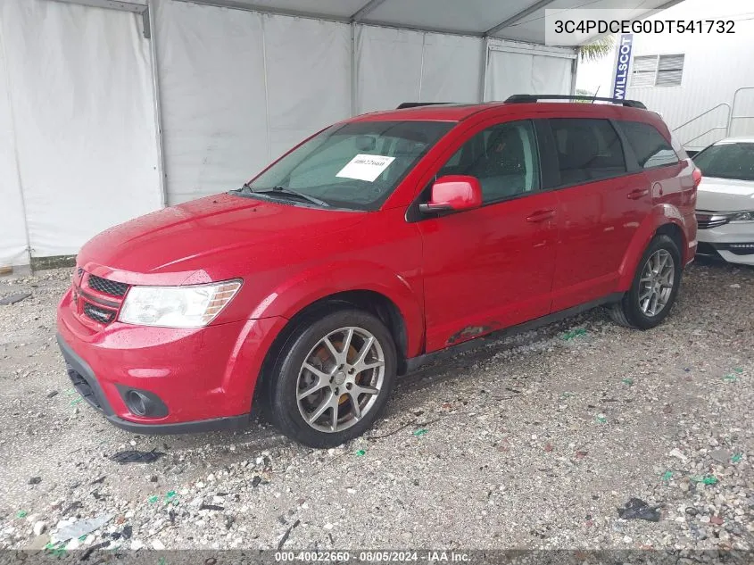 2013 Dodge Journey R/T VIN: 3C4PDCEG0DT541732 Lot: 40022660