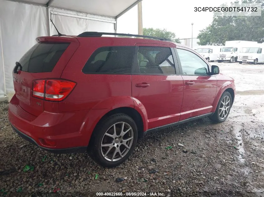 2013 Dodge Journey R/T VIN: 3C4PDCEG0DT541732 Lot: 40022660