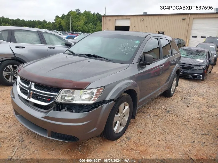 2013 Dodge Journey American Value Pkg VIN: 3C4PDCABXDT537696 Lot: 40045087