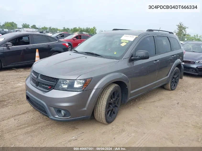 2013 Dodge Journey Sxt VIN: 3C4PDCBG4DT666334 Lot: 40057051