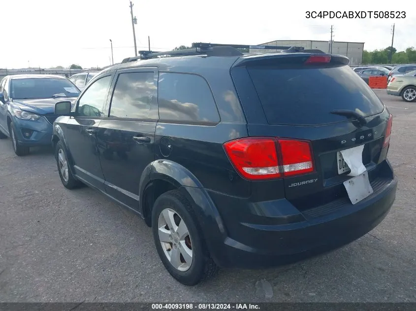 2013 Dodge Journey Se VIN: 3C4PDCABXDT508523 Lot: 40093198