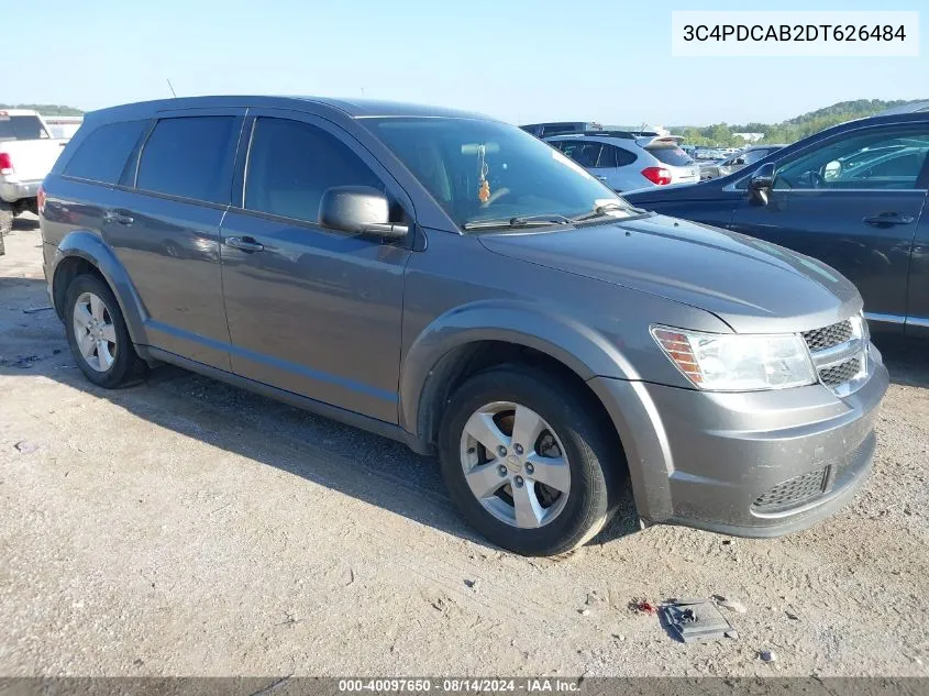 2013 Dodge Journey American Value Pkg VIN: 3C4PDCAB2DT626484 Lot: 40097650