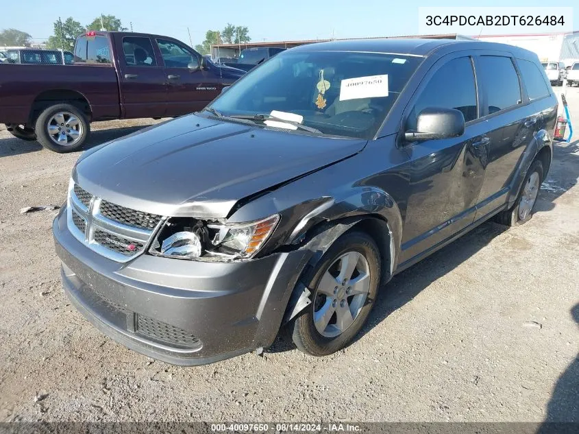 2013 Dodge Journey American Value Pkg VIN: 3C4PDCAB2DT626484 Lot: 40097650