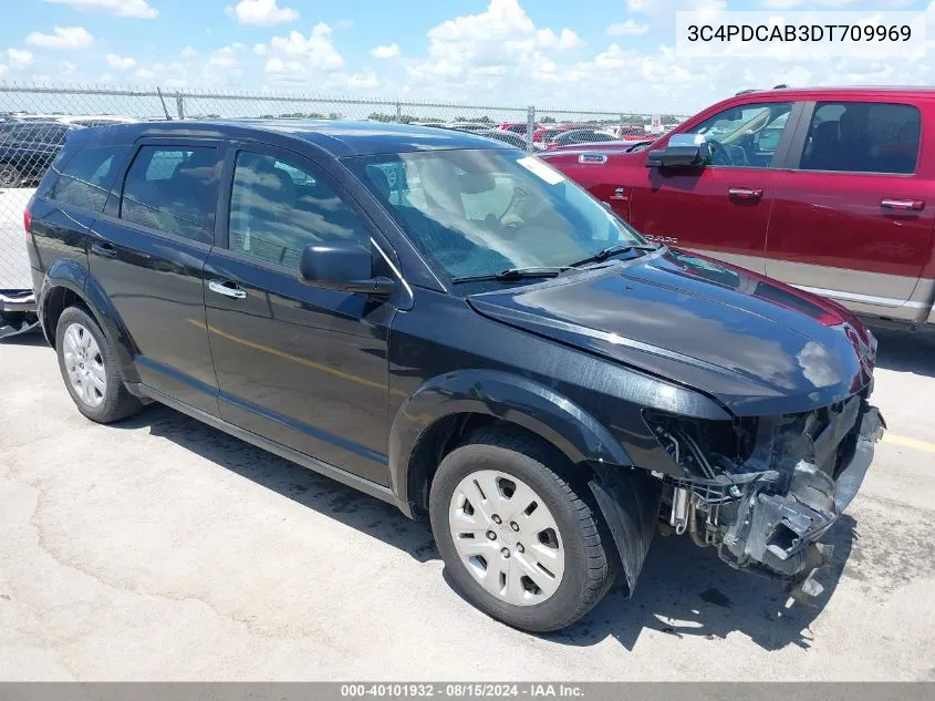 2013 Dodge Journey American Value Pkg VIN: 3C4PDCAB3DT709969 Lot: 40101932