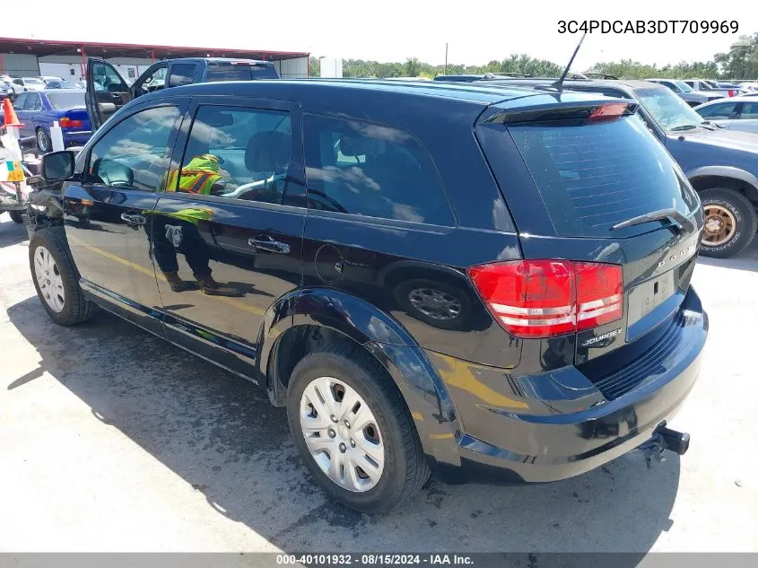 2013 Dodge Journey American Value Pkg VIN: 3C4PDCAB3DT709969 Lot: 40101932