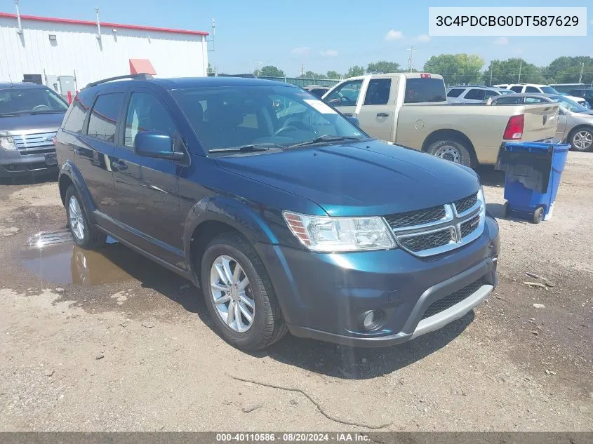 2013 Dodge Journey Sxt VIN: 3C4PDCBG0DT587629 Lot: 40110586