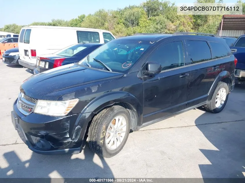 2013 Dodge Journey Sxt VIN: 3C4PDCBG7DT716112 Lot: 40171566