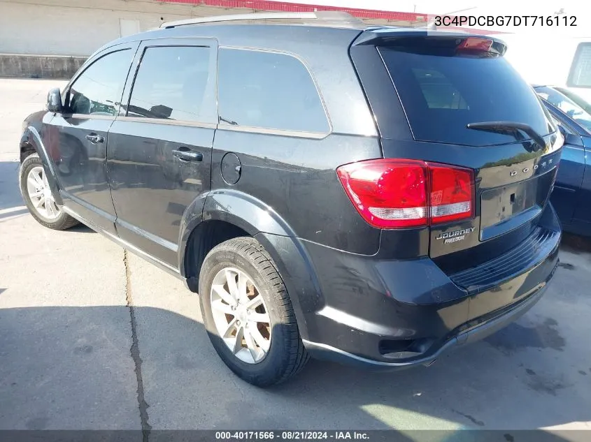 2013 Dodge Journey Sxt VIN: 3C4PDCBG7DT716112 Lot: 40171566