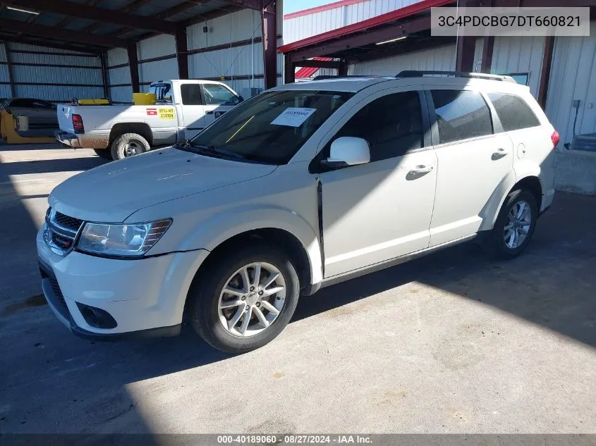 2013 Dodge Journey Sxt VIN: 3C4PDCBG7DT660821 Lot: 40189060