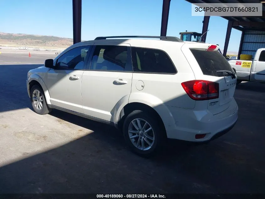 2013 Dodge Journey Sxt VIN: 3C4PDCBG7DT660821 Lot: 40189060