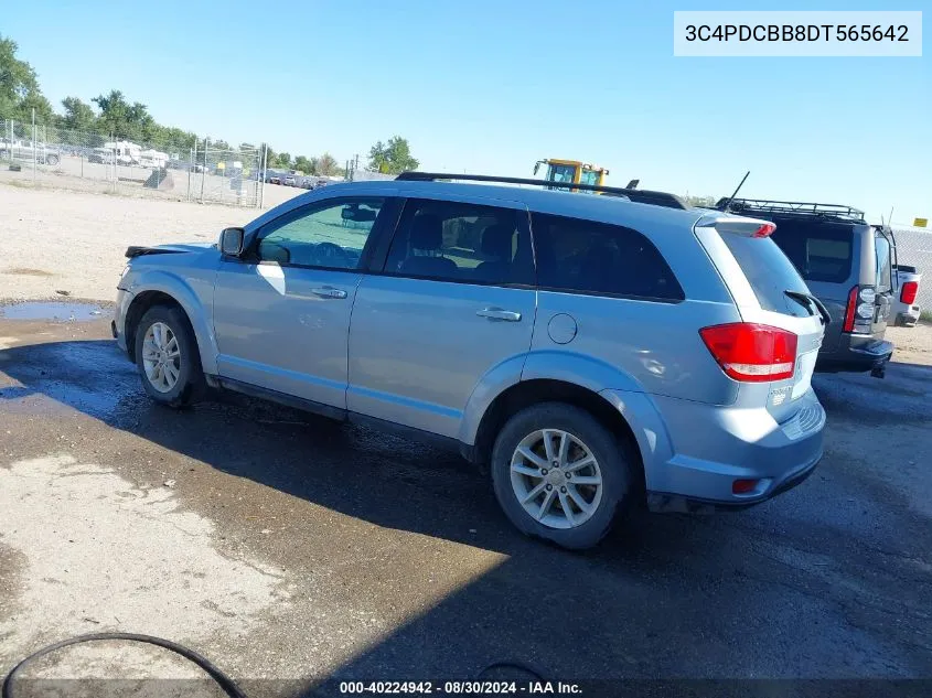 2013 Dodge Journey Sxt VIN: 3C4PDCBB8DT565642 Lot: 40224942