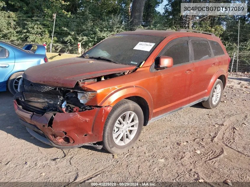 2013 Dodge Journey Sxt VIN: 3C4PDCBG7DT517089 Lot: 40225020