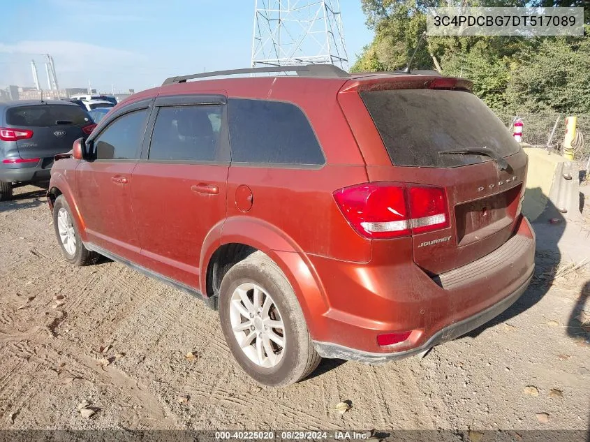 2013 Dodge Journey Sxt VIN: 3C4PDCBG7DT517089 Lot: 40225020