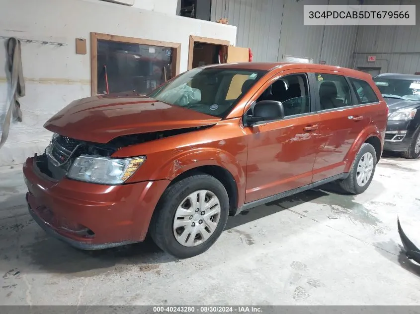 2013 Dodge Journey American Value Pkg VIN: 3C4PDCAB5DT679566 Lot: 40243280