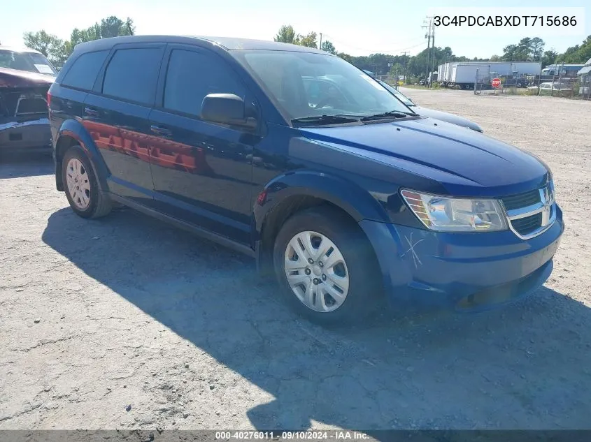 2013 Dodge Journey American Value Pkg VIN: 3C4PDCABXDT715686 Lot: 40276011