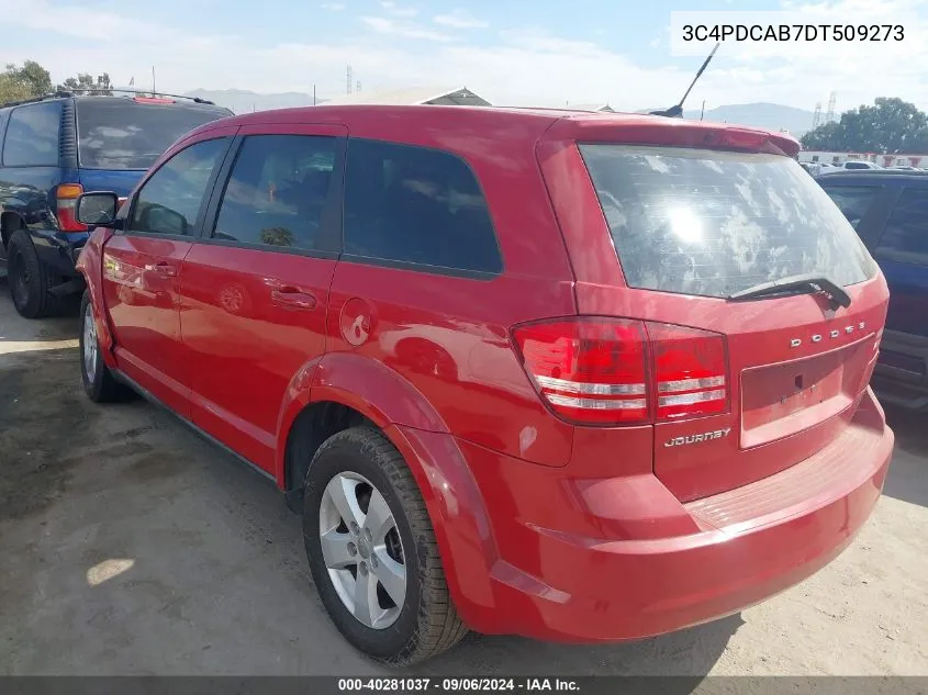 3C4PDCAB7DT509273 2013 Dodge Journey American Value Pkg