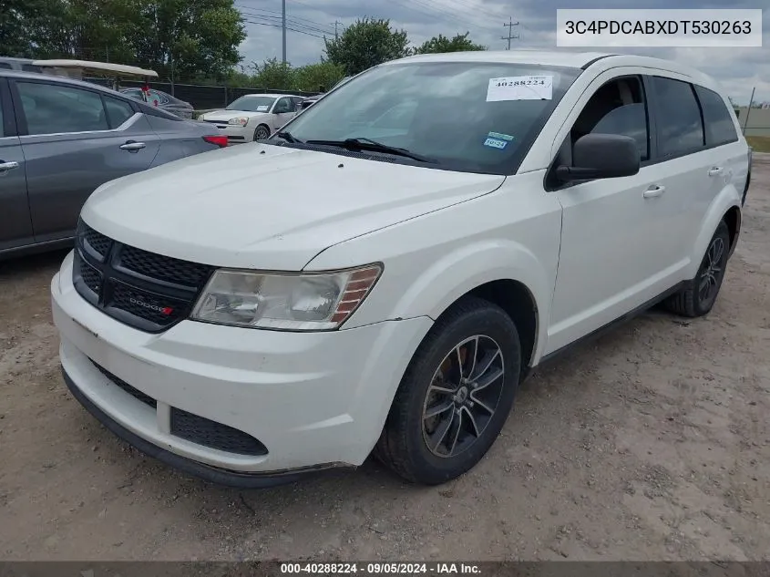 2013 Dodge Journey American Value Pkg VIN: 3C4PDCABXDT530263 Lot: 40288224