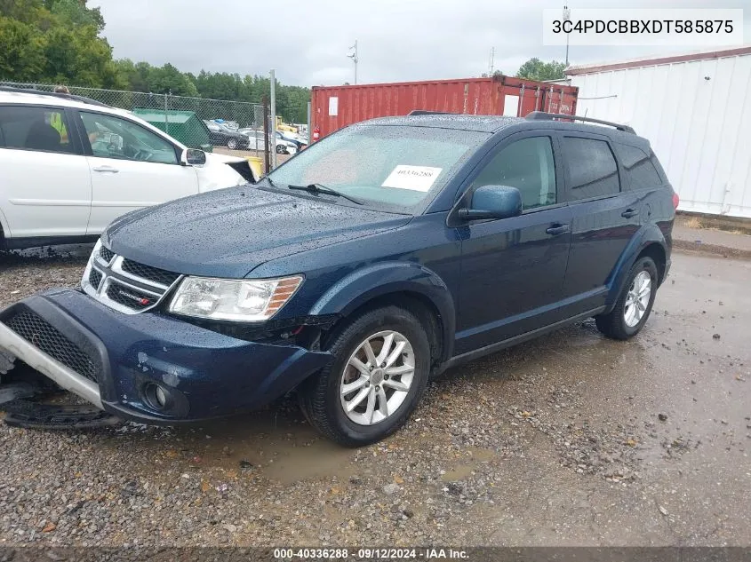 2013 Dodge Journey Sxt VIN: 3C4PDCBBXDT585875 Lot: 40336288