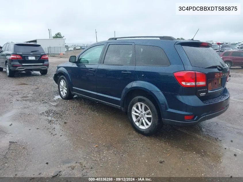 2013 Dodge Journey Sxt VIN: 3C4PDCBBXDT585875 Lot: 40336288