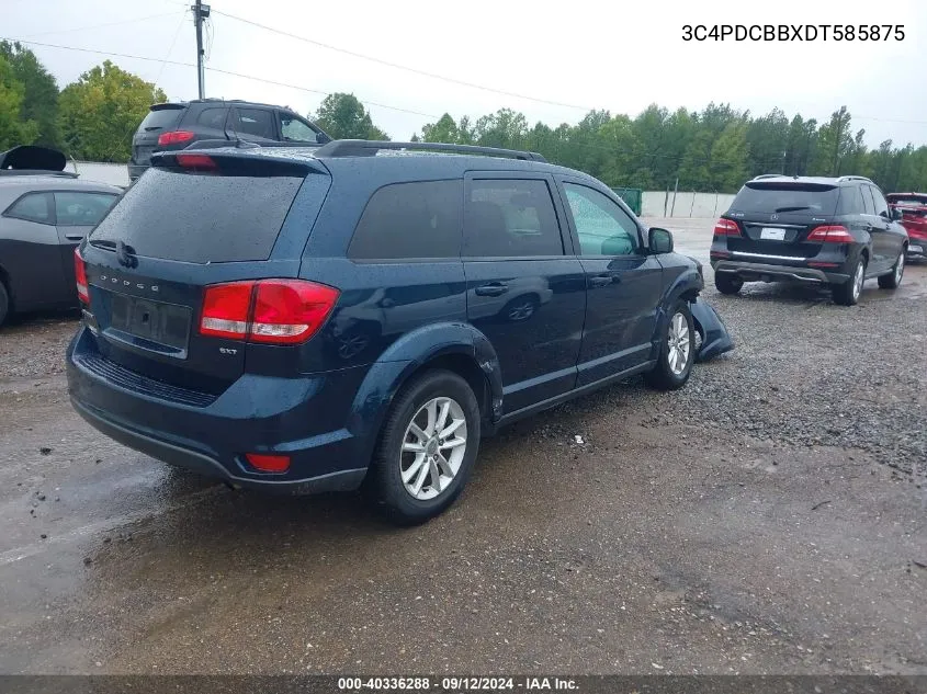 2013 Dodge Journey Sxt VIN: 3C4PDCBBXDT585875 Lot: 40336288