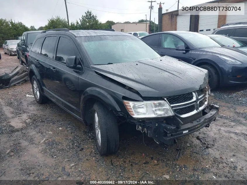 2013 Dodge Journey Sxt VIN: 3C4PDCBB8DT730704 Lot: 40355662